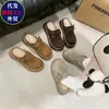 Pantuflas Birkenstock de plataforma de suela gruesa para uso diario para mujer, nuevas de la primavera de 2026, estilo vintage, slip-on, puntera cerrada, medias sandalias