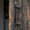 Manija de Puerta de Gabinete de Cocina, Cajón, Armario, Puerta de Madera, Decoración Larga, Estilo Retro Europeo y Americano, Hierro Viejo, Artístico, Elegante, Creativo, Simple