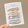 Novos Grampos de Cabelo para Mulheres 2026, Sensação de Alto Padrão, Grampos de Cabelo Dopamina de Verão, Grampos Pequenos Laterais para Fios Soltos, Acessórios de Cabelo, Acessórios de Cabeça