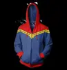 Moletom com Zíper 3D Capitão América Vingadores 4 cosplay Anime Mercadoria Blusa