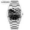 Reloj de cuarzo para hombre marca longbo una pieza envío directo simple casual reloj de pareja resistente al agua reloj para hombre reloj para hombre
