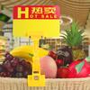 Shangchao fruta y verdura exhibición de precios etiqueta de precio frutería impermeable borrable escritura a mano etiqueta publicitaria promocional clip
