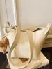 Bolso Cubo Retro Simple Invierno 2025 Bolso Casual de Moda Textura de Nicho Bolso Cruzado de Hombro para Mujer
