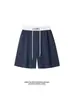 Shorts Casuales de Cintura Color Block Estilo Americano, Nuevo Estilo Verano, Corte Holgado, Talla Grande, Secado Rápido, Transpirables, Shorts Deportivos de Baloncesto