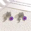Tendencia TikTok Dibujo Animado Corazón Astronauta Accesorio de Joyería DIY Diseño Versátil Accesorio de Circonita Microincrustada