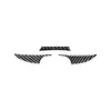 Juego Completo de Adornos Interiores de Fibra de Carbono Panel Elevavidrios Calcomanías Decorativas para Toyota Highlander 08-13