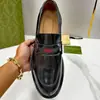 Zapatos de Piel de Lujo para Hombre Mocasines Charol Piel de Vaca Lisa Sin Cordones Zapatos Casuales de Negocios Zapatos de Vestir Punta Redonda