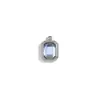 Accesorios de Joyería Geométrica Simples y Únicos Europeos y Americanos Acero Inoxidable Chapado en Oro de 18K Colgante Cuadrado de los Doce Signos del Zodiaco para Mujeres