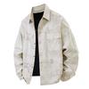 Chaqueta para Hombre Juvenil Americana Ropa de Trabajo Pesada Camisa Chaqueta Casual de Moda Transfronteriza Talla Grande Chaqueta Dopamina