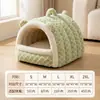 [Preventa] Cama para Perro y Gato de Color Castaño Lindo para Otoño e Invierno, Semicerrada, Cálida, Extraíble y Lavable, con Espacio Amplio