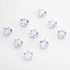 Nuevo colgante de cristal de estrella de cinco puntas con agujero mediano de 10 mm, polvo de oro, colorido, material para accesorios de joyería DIY, cuentas sueltas al por mayor