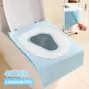 Capa de Assento de Vaso Sanitário Descartável, Universal Espessada de Verão Portátil Almofada de Encaixe, Suprimentos de Viagem, Capa Inteligente de Vaso Sanitário para Hotel
