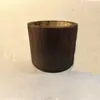 Vaso de Vidro de Madeira Criativo Simples Base de Tronco Sala de Jantar Mesa de Jantar Hidropônico Rico Vaso de Bambu Sala de Estar