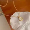 Cadena retro francesa de rosa para clavícula femenina diseño de nicho simple exquisita suave elegante dulce accesorios de alta gama