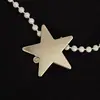 Pinza para el pelo de estrella de cinco puntas cepillada de aleación japonesa coreana Pinza lateral versátil para el flequillo del pelo roto de niña Pinza para el pelo simple Adorno para la cabeza