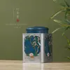 Nueva Lata Cuadrada de Hojalata para Té Té Negro Té Verde Té Aromático Dahongpao Lata Vacía Sellada para Té en Stock
