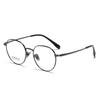 Armazón de Lentes Ultraligero Titanio Puro Polígono 50 Femenino Abanico Coreano Casual Masculino Estudiante de Arte Moda F61003 Espejo