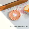 Casa de muñecas en miniatura Gato de dibujos animados lindo Accesorios de resina Decoraciones de platos