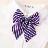 Ropa de Negocios Cuello de Flor para Mujer Azafata de Banco Atendente de Servicio al Cliente Negocios Estilo Coreano Lazo Corbata Pequeña Bufanda
