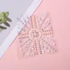 Pegatinas 3D Estéreo de Moño de Dibujos Animados de Niña con Piedras Preciosas Autoadhesivas para Niños, Pegatinas de Recompensa para Manualidades Infantiles y Jardín de Infancia