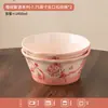 Cerámica Flor de Baya Vajilla Bol Plato Plato Cubiertos Bol Plato Esmaltado Bajo Esmalte Vajilla de Cerámica para el Hogar Regalo de Inauguración