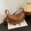 Nuevo bolso de estilo coreano sencillo de nicho para mujer, moderno, informal, tipo bandolera, tipo bola de masa, para llevar debajo del brazo.