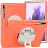 Capa para tablet Samsung Tab S8 S8 Ultra Ano do Dragão Tira de mão em TPU Suporte rotativo em PC Capa protetora X900