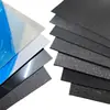 Placa de ABS preto e branco para gravação, processamento e impressão, placa de plástico de engenharia resistente a altas temperaturas, placa fosca, placa de ABS texturizada