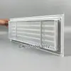Grelha de Ventilação Externa em Liga de Alumínio Personalizada, Grade de Ventilação à Prova de Chuva para Parede Externa, Saída de Ar, Ventilação de Ar Condicionado, Exaustão Bai