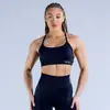 Sujetador Deportivo Dinámico con Tirantes Cruzados, Sujetador de Fitness, Chaleco de Yoga con Almohadillas en el Pecho, Estilo Chaleco
