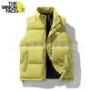Chaleco de Pareja Transfronterizo para Otoño e Invierno, Chaqueta sin Mangas Gruesa Cálida para Hombre de Comercio Exterior, Chaleco de Moda con Cuello Alto
