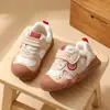 Sapatos de caminhada para bebê com solas macias 2026 primavera e outono sapatos de estabilidade para bebês antiderrapantes unissex infantil bico fechado anti-colisão sapatos funcionais