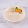 Louça de melamina tigela de plástico de melamina decalque de impressão amarela comércio exterior tigela de 7 polegadas tigela de renda tigela de sopa tigela de arroz fabricantes