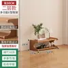 Zapatero de Madera Simple para Uso Doméstico, Estante de Almacenamiento Multicapa para Entrada de Dormitorio, Zapatero de Bambú para Viviendas de Alquiler