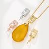 Hebilla de plata de ley 925 con cabeza de hebilla galvanizada en oro de 18 quilates, hebilla de jade con diamantes antiguos de Rai, hebilla de Buda con clip para hombre y mujer.