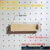 Accesorios Personalizados para Tablero Perforado, Estantes de Madera Maciza, Palitos de Madera, Cerillos de Colores, Estantes de Almacenamiento Multifuncionales, Accesorios Decorativos