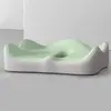 Cojín de espuma viscoelástica para descompresión del coxis, especialmente diseñado para estar sentado durante mucho tiempo en la oficina después de una cirugía, cojín de asiento transpirable para estudiantes en aulas, cojín de asiento de verano