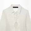 Moda casual europea y americana para mujer 2026 con tapeta irregular, bordado de encaje y color liso, modelo E490773