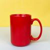 Taza de cerámica de 15 oz capacidad grande taza de cerámica de color exportación de comercio exterior recubrimiento de sublimación taza de agua