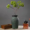 Simulación de fruta silvestre Rama de flor de acacia Arreglo floral Mesa de sala de estar Flores falsas Decoraciones florales Decoraciones para el hogar