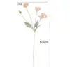 Ramo realista de flores artificiales de amapola para decoración de escenas, flores de amapola de alta gama para uso en bodas, flores artificiales