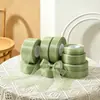 Flor de organza de 4 cm para envolver regalos, cinta de tul transparente de gasa, fabricante, en stock, cinta de Navidad