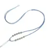 Cuerda de Jade Colgante Estilo Chino Cuerda Trenzada Hecha a Mano de Alta Gama para Atar Colgante de Hebilla de Paz de Jade Hetian Cadena para Suéter