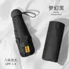 Guarda-chuva portátil, guarda-sol de alta qualidade, proteção solar e proteção UV, guarda-chuva de uso duplo para dias ensolarados e chuvosos, guarda-chuva com 50% de desconto, guarda-sol, guarda-chuva cápsula