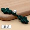 Hebilla de Cheongsam de Perla de Cuatro Ruedas Hanfu Hebilla de Botón Hecha a Mano de Dos Ruedas Parte Superior de Traje Tang Ropa China Accesorios Decorativos