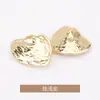 Botões decorativos côncavos de formato especial costurados à mão estilo pequeno perfume para casaco Roupas corta-vento jaqueta suéter malha botões de metal