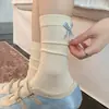 Calcetines grises calcetines de media pantorrilla estilo verano finos calcetines holgados estilo japonés lindos estilo ballet estilo miu