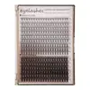 Populares Transfronterizos 10-100D Pestañas Postizas de Un Solo Racimo Curvas 10-18mm Pelo Segmentado DIY Pestañas Naturales Espesas