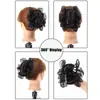 Pinza de nube de gipsófila para moño de pelo postizo para mujer, peinado de moño bajo, moño de pelo postizo, peinado de moño postizo