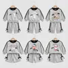 Nueva colección de primavera: conjunto de dos piezas moderno y deportivo para niñas, que incluye una sudadera infantil, perfecto para primavera y otoño, ropa infantil elegante para exportación